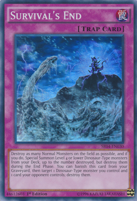 Survival's End [SR04-EN030] Super Rare | Play N Trade Winnipeg