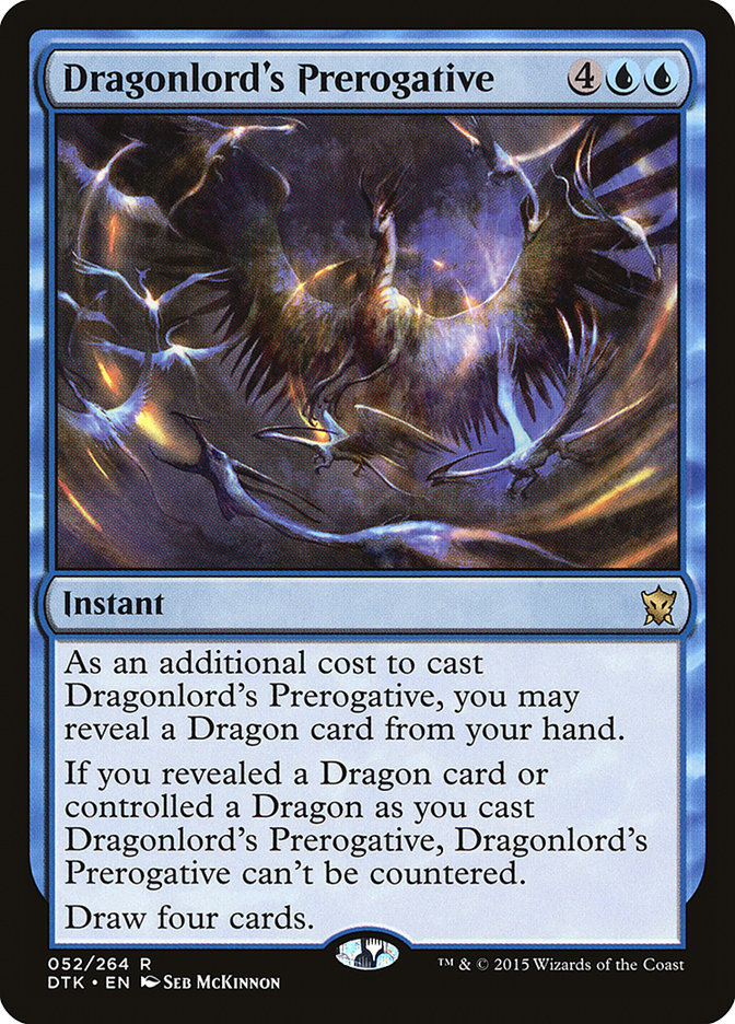 Dragonlord's Prerogative [Dragons of Tarkir] | Play N Trade Winnipeg