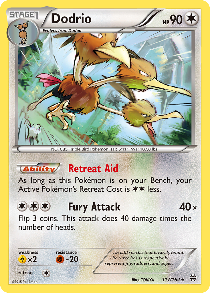 Dodrio (117/162) [XY: BREAKthrough] | Play N Trade Winnipeg