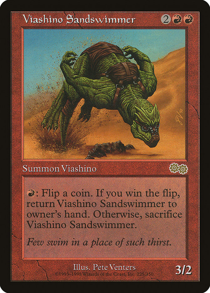Viashino Sandswimmer [Urza's Saga] | Play N Trade Winnipeg