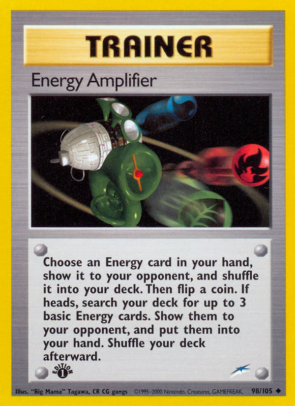 Energy Amplifier (98/105) [Neo Destiny 1st Edition] | Play N Trade Winnipeg