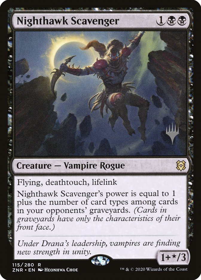 Nighthawk Scavenger (Promo Pack) [Zendikar Rising Promos] | Play N Trade Winnipeg