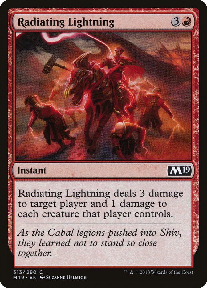 Radiating Lightning [Core Set 2019] | Play N Trade Winnipeg