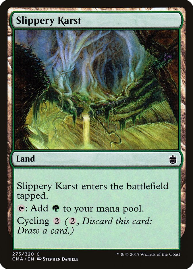 Slippery Karst [Commander Anthology] | Play N Trade Winnipeg