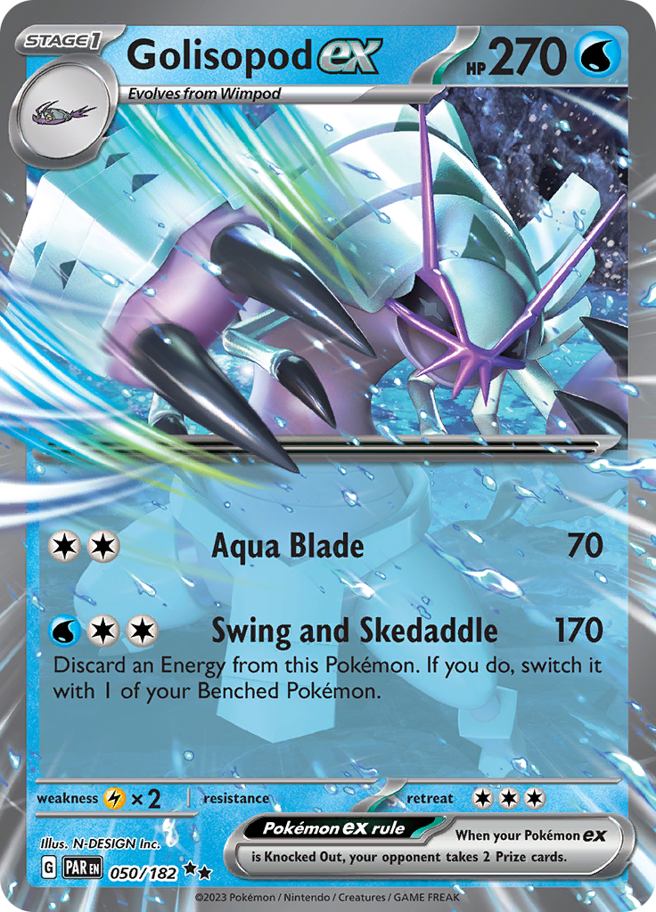 Golisopod ex (050/182) [Scarlet & Violet: Paradox Rift] | Play N Trade Winnipeg