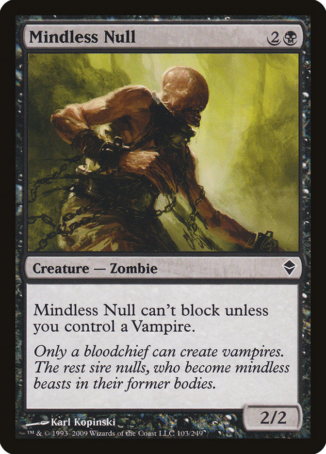 Mindless Null [Zendikar] | Play N Trade Winnipeg