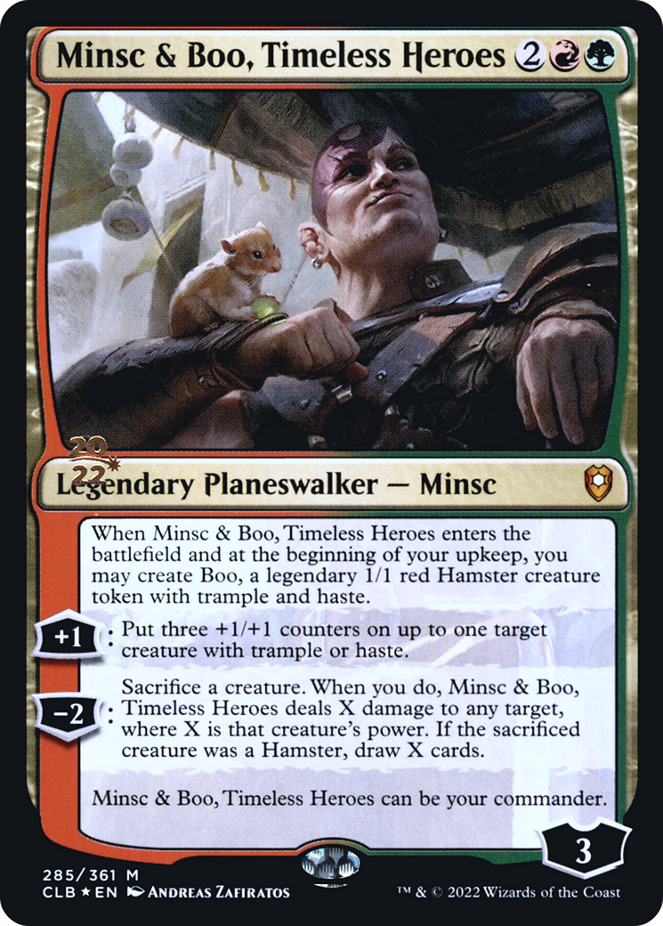 Minsc & Boo, Timeless Heroes (Promo Pack) [The Lost Caverns of Ixalan Promos] | Play N Trade Winnipeg