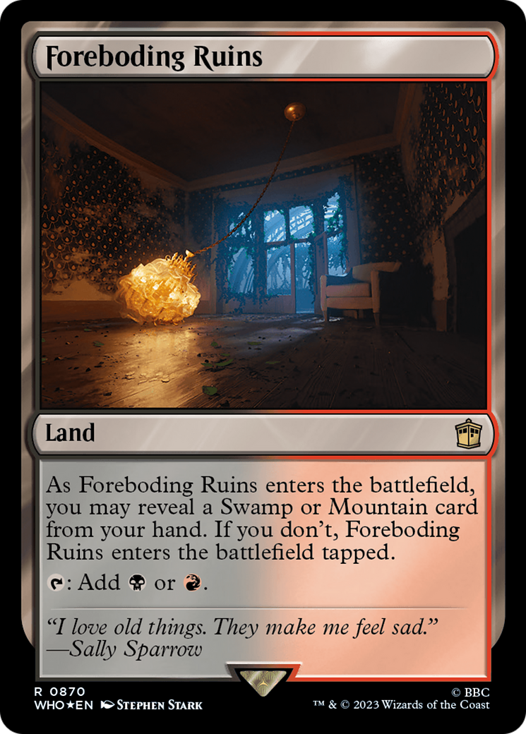 Foreboding Ruins (Surge Foil) [Doctor Who] | Play N Trade Winnipeg
