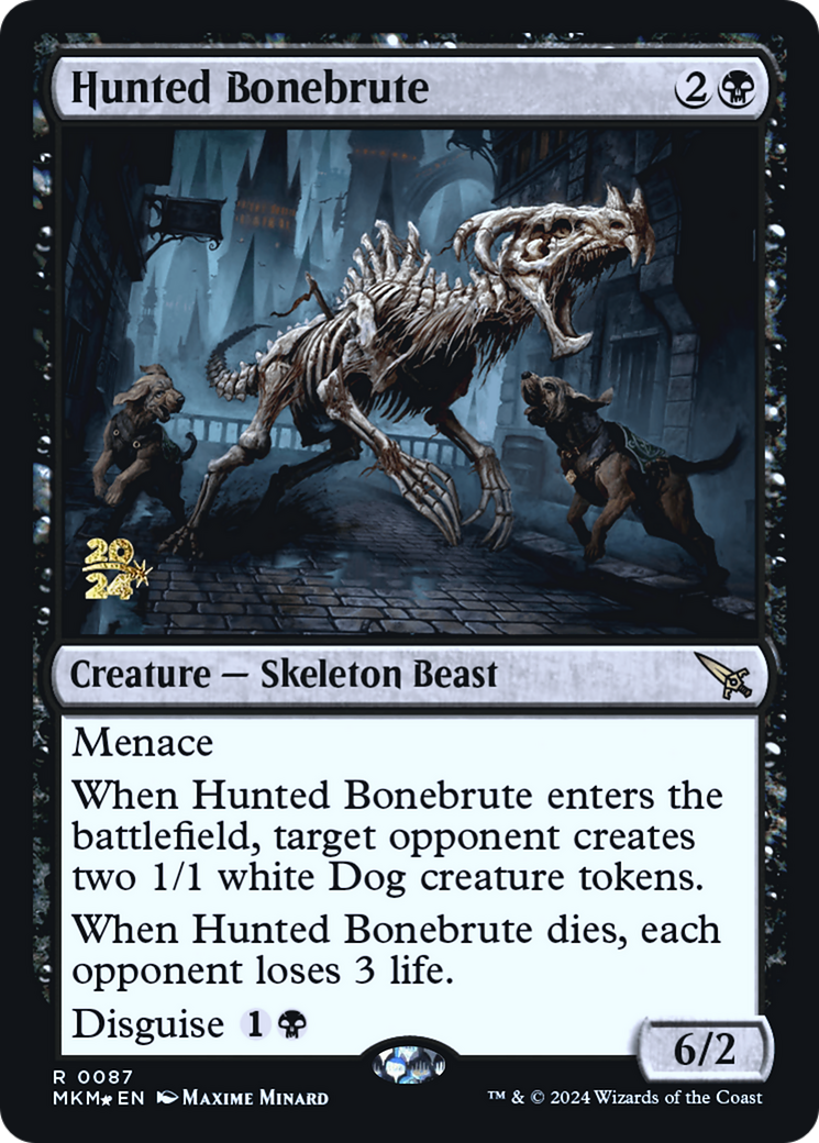 Hunted Bonebrute [Murders at Karlov Manor Prerelease Promos] | Play N Trade Winnipeg