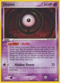 Unown (O) (O/28) [EX: Unseen Forces] | Play N Trade Winnipeg