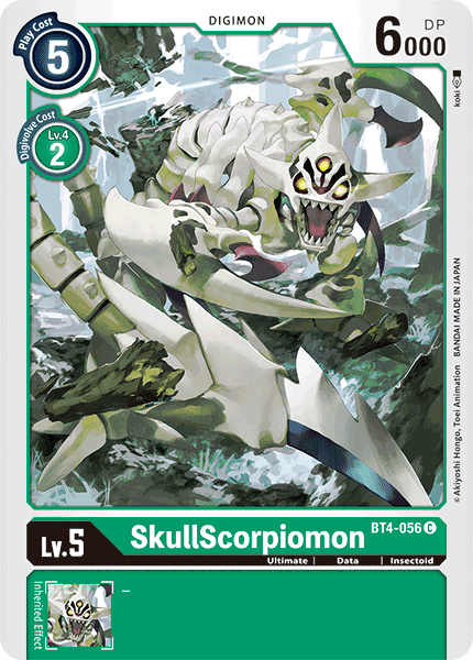 SkullScorpiomon [BT4-056] [Great Legend] | Play N Trade Winnipeg