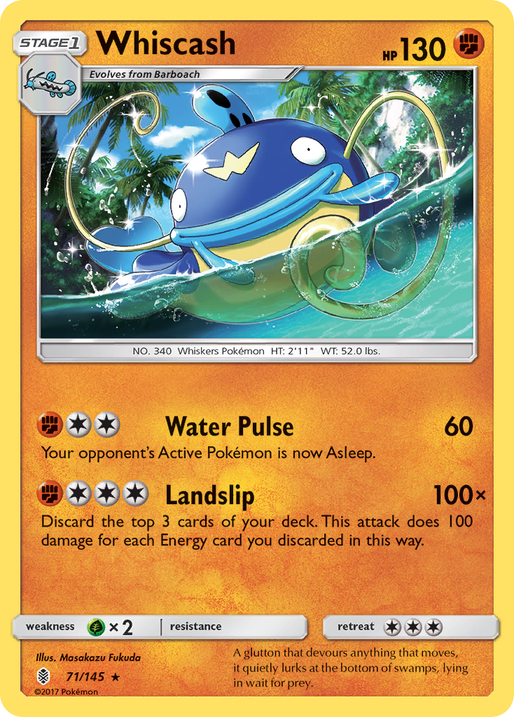 Whiscash (71/145) [Sun & Moon: Guardians Rising] | Play N Trade Winnipeg