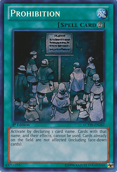 Prohibition [LCYW-EN267] Secret Rare | Play N Trade Winnipeg