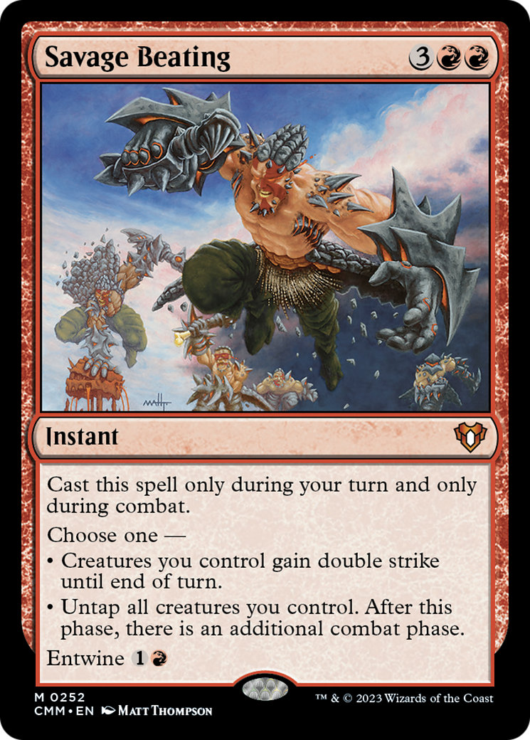 Savage Beating [Commander Masters] | Play N Trade Winnipeg