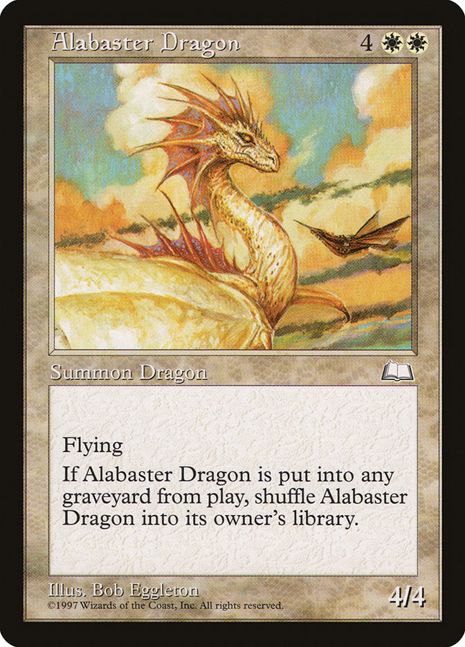 Alabaster Dragon [Weatherlight] | Play N Trade Winnipeg