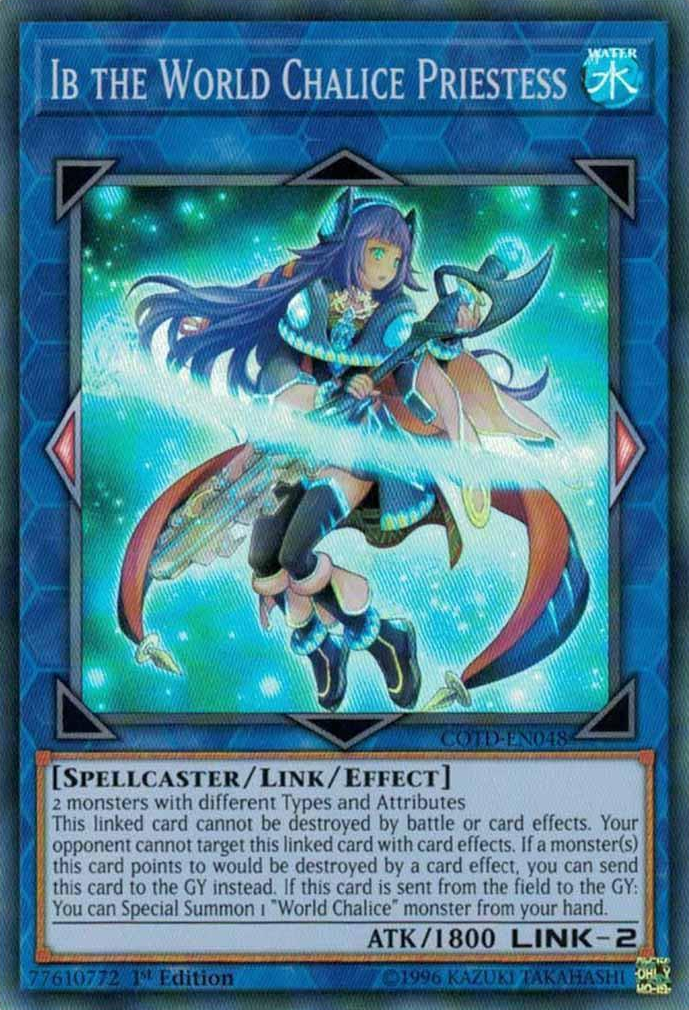 Ib the World Chalice Priestess [COTD-EN048] Super Rare | Play N Trade Winnipeg