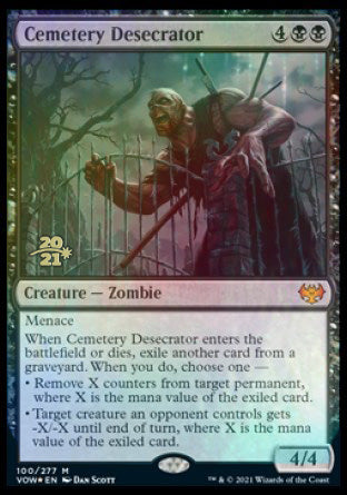 Cemetery Desecrator [Innistrad: Crimson Vow Prerelease Promos] | Play N Trade Winnipeg