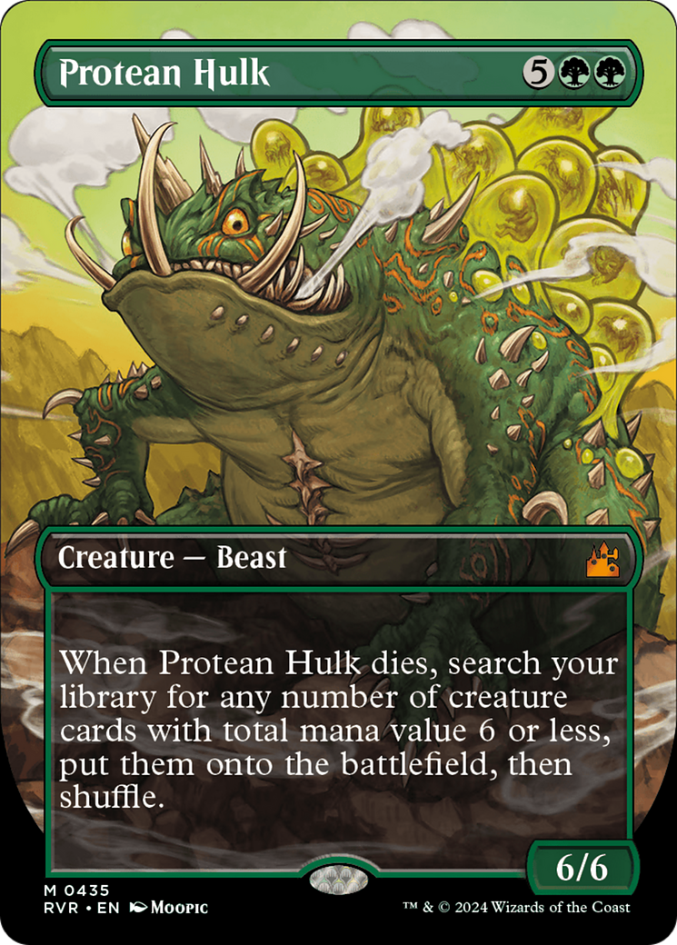 Protean Hulk (Anime Borderless) [Ravnica Remastered] | Play N Trade Winnipeg
