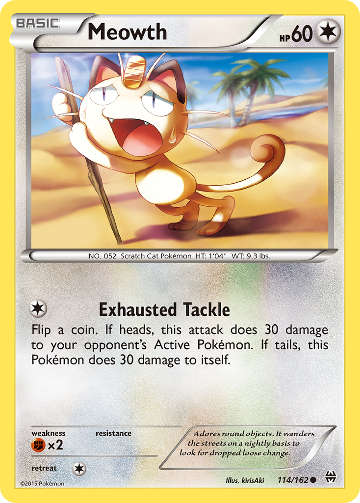 Meowth (114/162) [XY: BREAKthrough] | Play N Trade Winnipeg