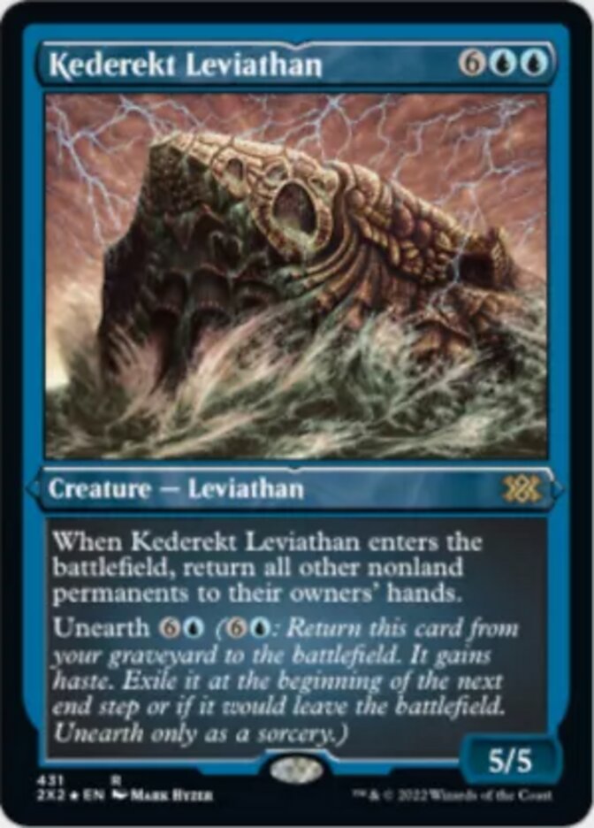 Kederekt Leviathan (Foil Etched) [Double Masters 2022] | Play N Trade Winnipeg