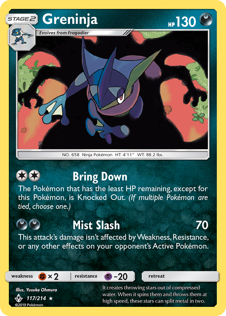 Greninja (117/214) [Sun & Moon: Unbroken Bonds] | Play N Trade Winnipeg