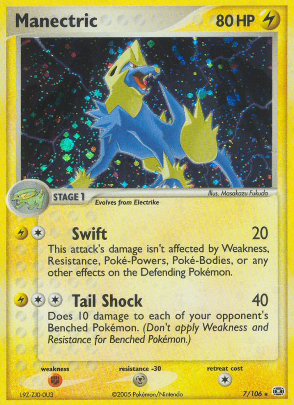 Manectric (7/106) [EX: Emerald] | Play N Trade Winnipeg