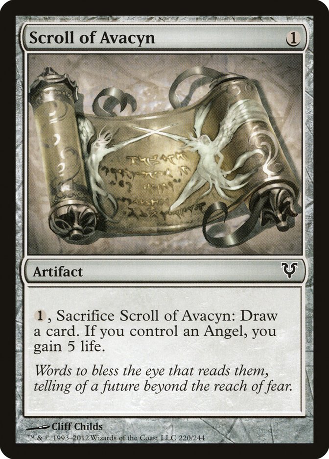 Scroll of Avacyn [Avacyn Restored] | Play N Trade Winnipeg