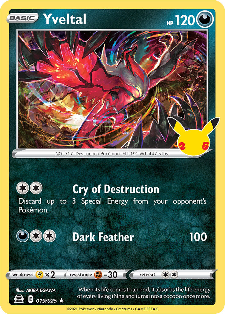 Yveltal (019/025) [Celebrations: 25th Anniversary] | Play N Trade Winnipeg