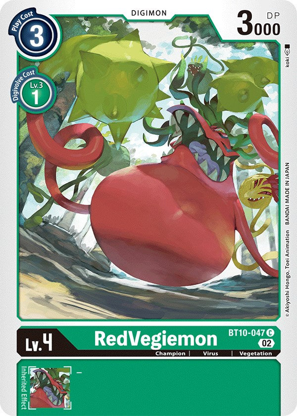 RedVegiemon [BT10-047] [Xros Encounter] | Play N Trade Winnipeg