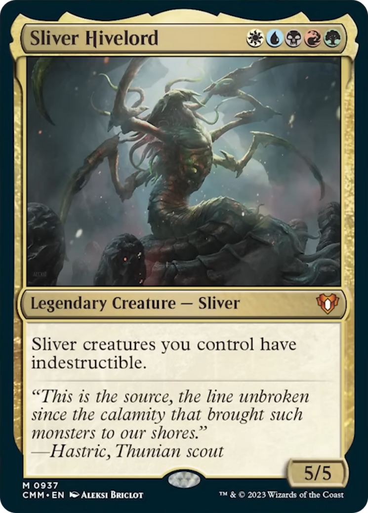 Sliver Hivelord [Commander Masters] | Play N Trade Winnipeg