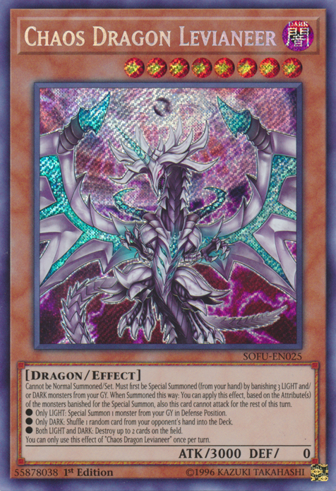 Chaos Dragon Levianeer [SOFU-EN025] Secret Rare | Play N Trade Winnipeg