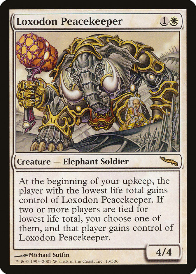 Loxodon Peacekeeper [Mirrodin] | Play N Trade Winnipeg