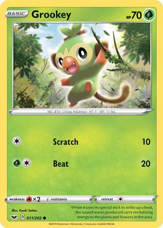 Grookey (011/202) (Premium Collection) [Sword & Shield: Base Set] | Play N Trade Winnipeg