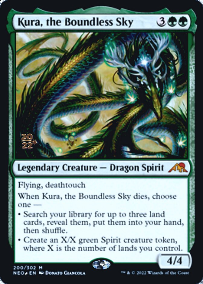 Kura, the Boundless Sky [Kamigawa: Neon Dynasty Prerelease Promos] | Play N Trade Winnipeg