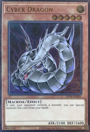 Cyber Dragon [OP16-EN001] Ultimate Rare | Play N Trade Winnipeg