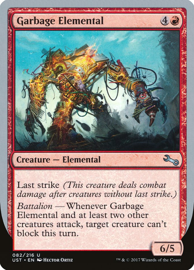 Garbage Elemental (6/5 Creature) [Unstable] | Play N Trade Winnipeg