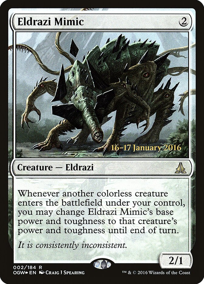 Eldrazi Mimic [Oath of the Gatewatch Prerelease Promos] | Play N Trade Winnipeg