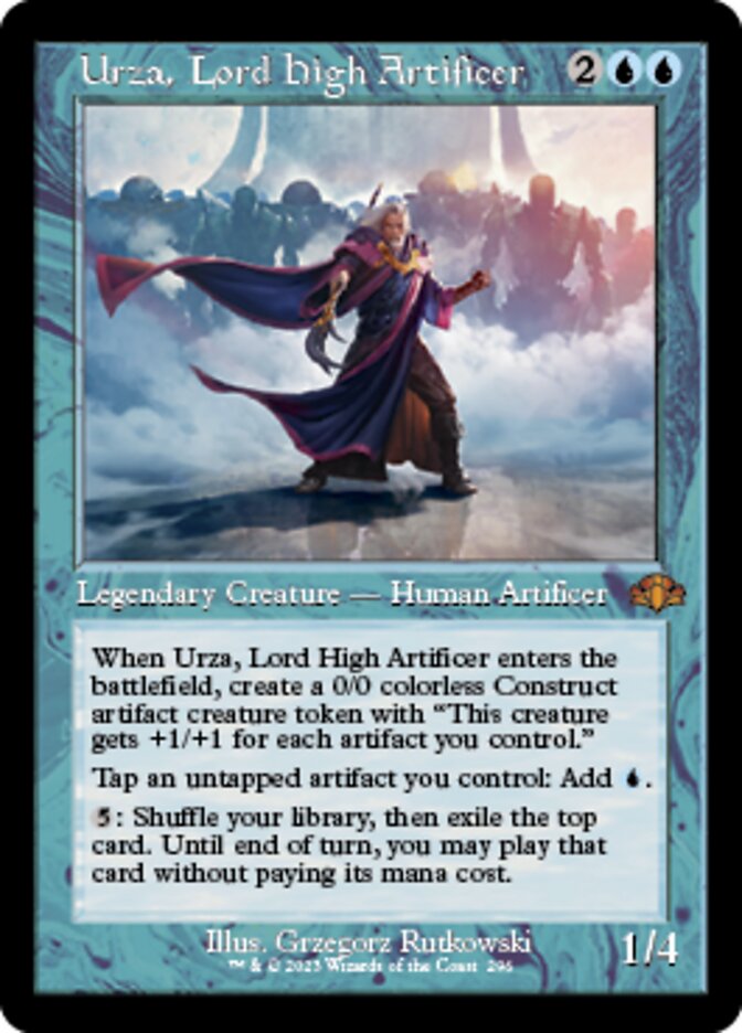 Urza, Lord High Artificer (Retro) [Dominaria Remastered] | Play N Trade Winnipeg