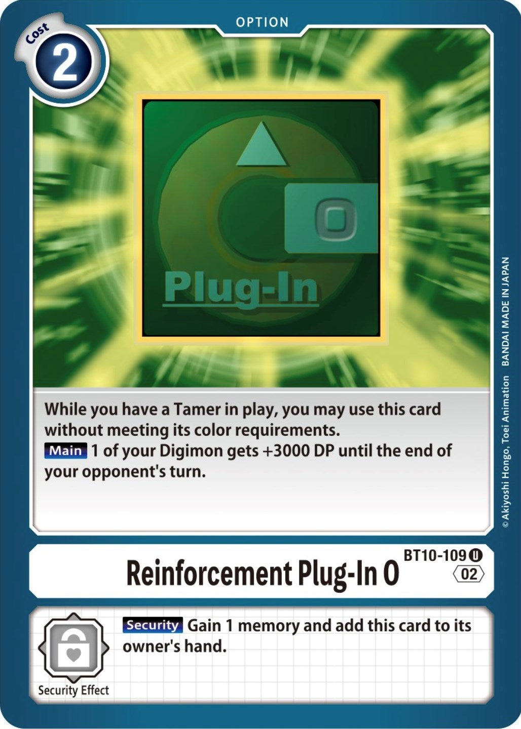 Reinforcement Plug-In 0 [BT10-109] [Xros Encounter] | Play N Trade Winnipeg