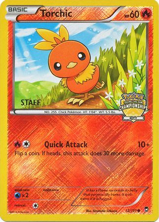 Torchic (12/111) (City Championship Promo Staff) [XY: Furious Fists] | Play N Trade Winnipeg