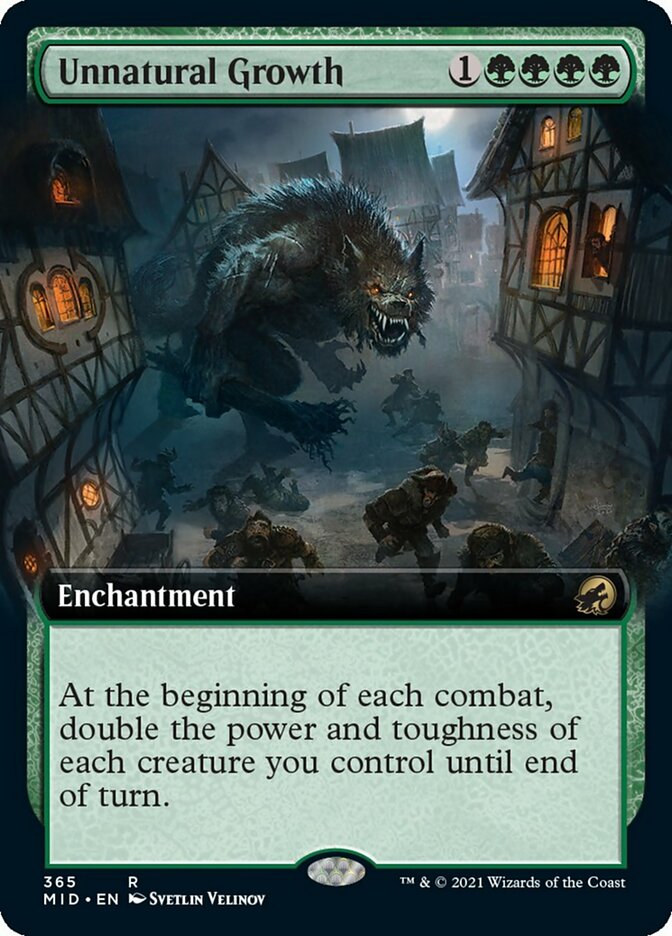 Unnatural Growth (Extended) [Innistrad: Midnight Hunt] | Play N Trade Winnipeg