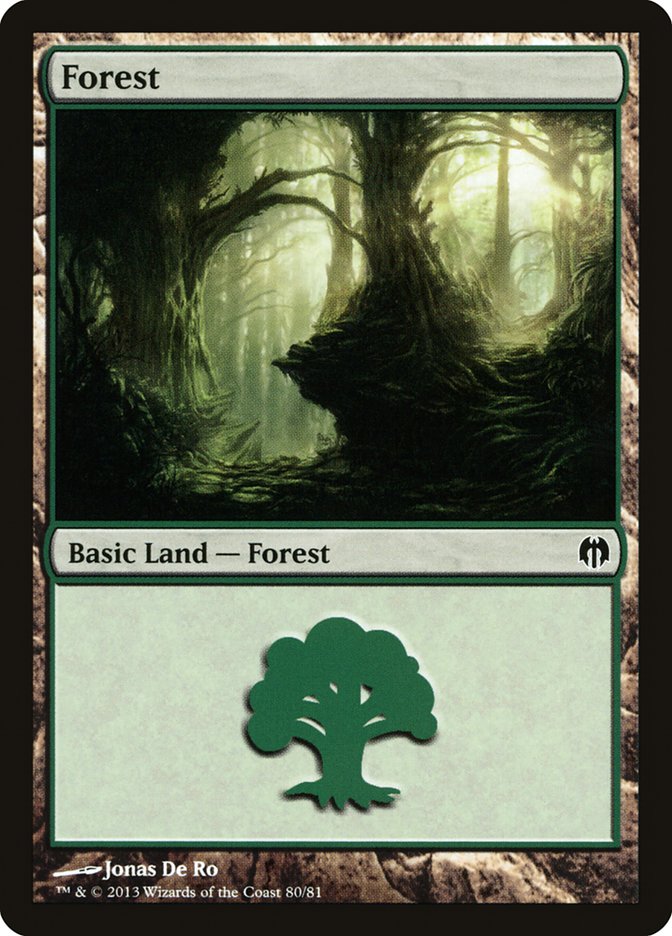 Forest (80) [Duel Decks: Heroes vs. Monsters] | Play N Trade Winnipeg