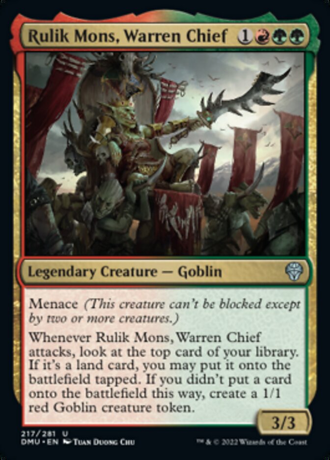 Rulik Mons, Warren Chief [Dominaria United] | Play N Trade Winnipeg