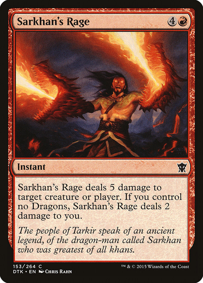 Sarkhan's Rage [Dragons of Tarkir] | Play N Trade Winnipeg