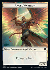 Kor Warrior // Angel Warrior Double-sided Token [Commander Legends: Battle for Baldur's Gate Tokens] | Play N Trade Winnipeg