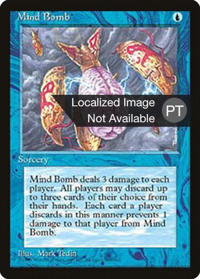 Mind Bomb [Fourth Edition (Foreign Black Border)] | Play N Trade Winnipeg