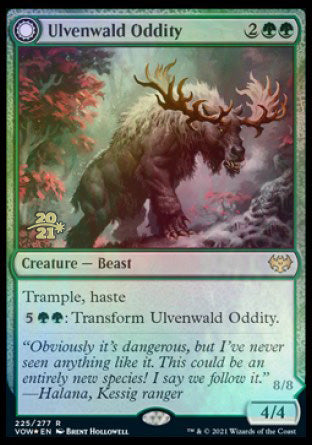 Ulvenwald Oddity // Ulvenwald Behemoth [Innistrad: Crimson Vow Prerelease Promos] | Play N Trade Winnipeg