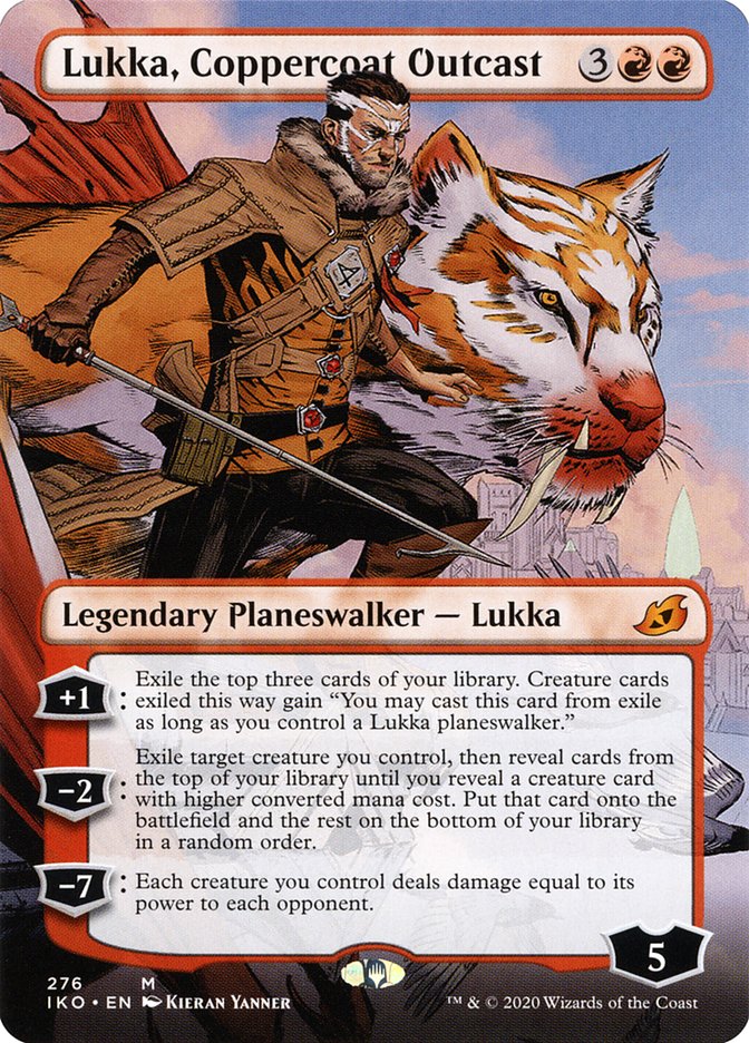 Lukka, Coppercoat Outcast (Borderless) [Ikoria: Lair of Behemoths] | Play N Trade Winnipeg