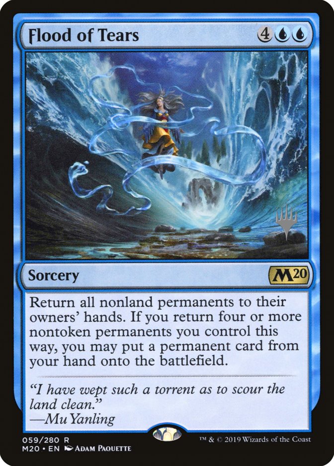 Flood of Tears (Promo Pack) [Core Set 2020 Promos] | Play N Trade Winnipeg