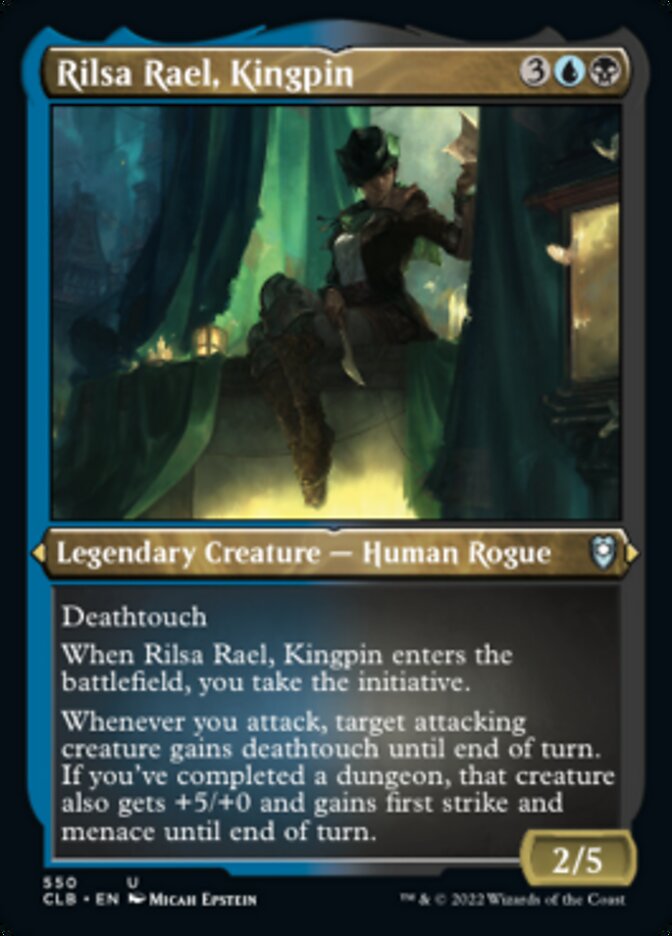 Rilsa Rael, Kingpin (Foil Etched) [Commander Legends: Battle for Baldur's Gate] | Play N Trade Winnipeg